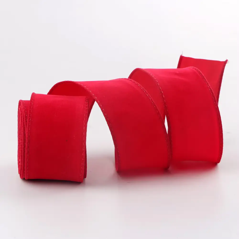 MSD Bow Velvet White Ribbon Availablefrom China 3
