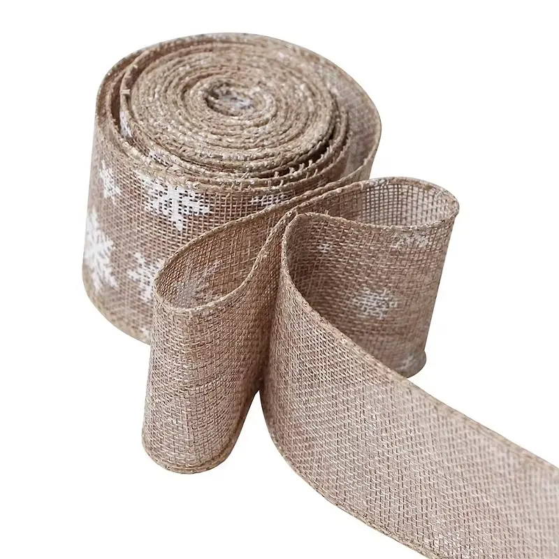 Burlap Christmas Ribbon Ribbon Wholesale - MSD Bow 3