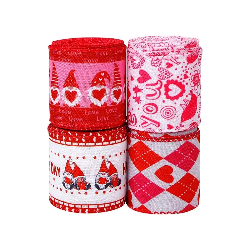 High-qualit Valentine Wired Ribbon Company 5
