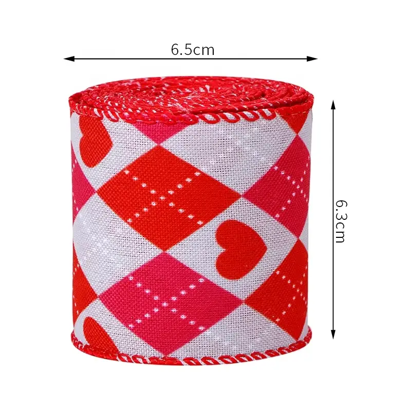 High-qualit Valentine Wired Ribbon Company 4