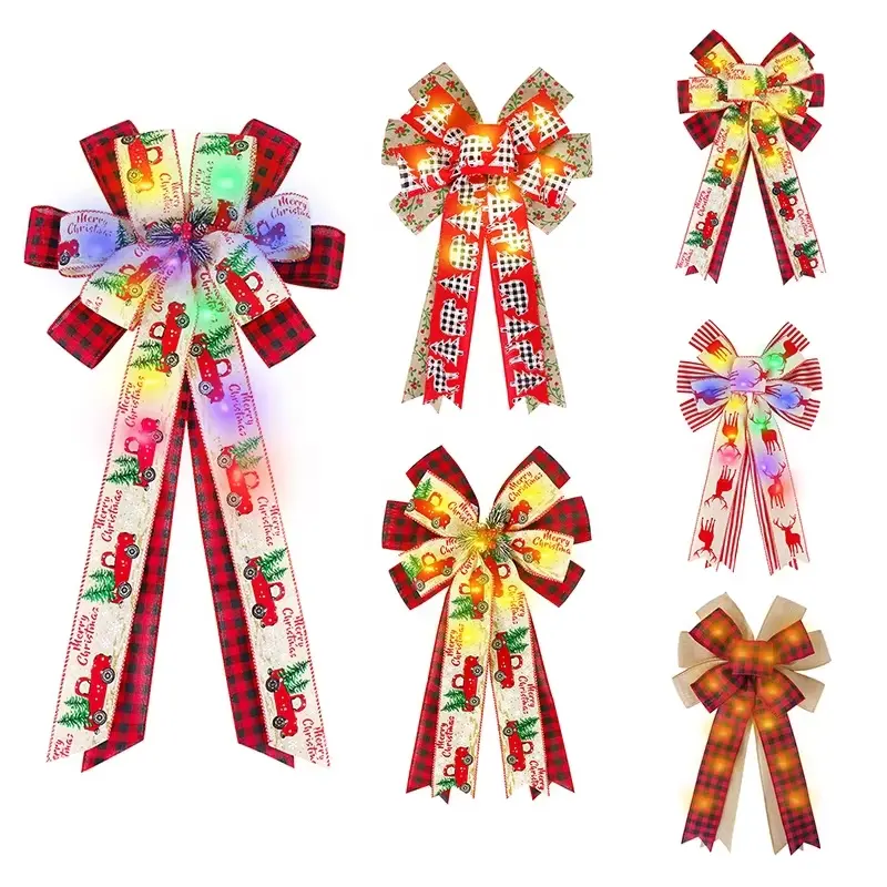 Ribbon Bow Outdoor Christmas Ribbon Factory 3
