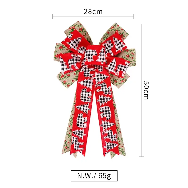 Ribbon Bow Outdoor Christmas Ribbon Factory 6