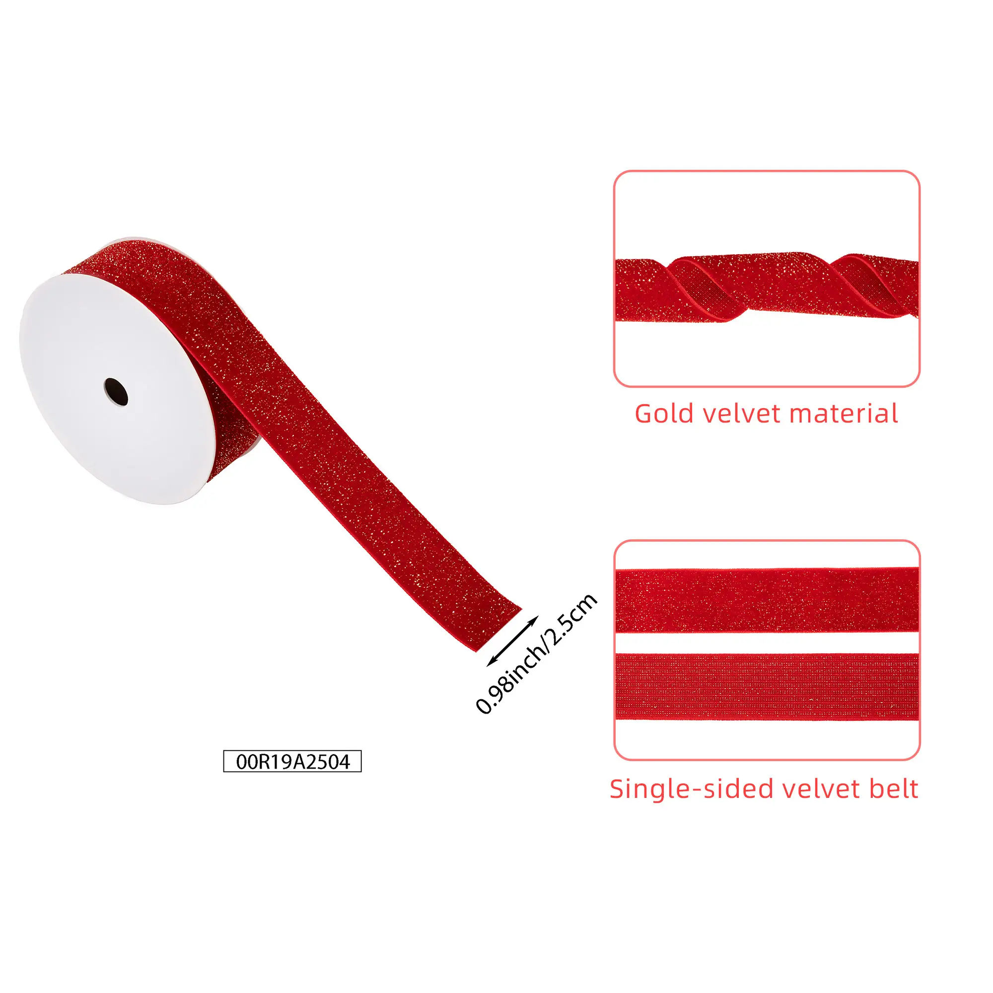 Wide Velvet Ribbon by MSD Bow 2