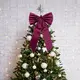 Ribbon Bow Outdoor Christmas Ribbon Suppliers 3