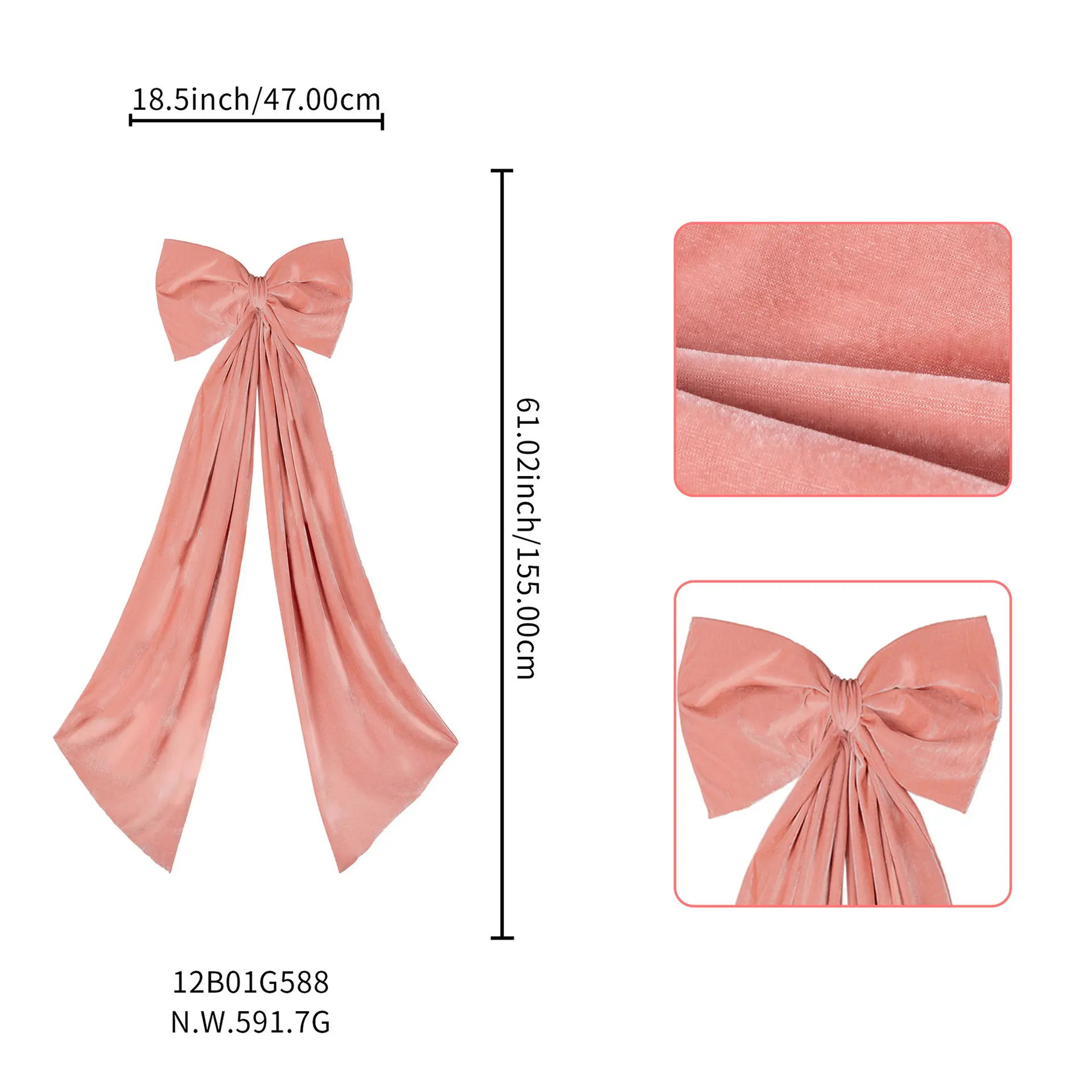 Christmas Ribbons Bow Ribbon Bow on Christmas Tree Supply 3