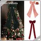 Christmas Ribbons Bow Ribbon Bow on Christmas Tree Supply 1