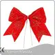 Red Burlap bow