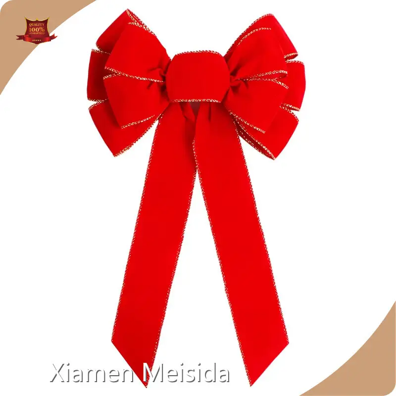 MSD Bow Luxury Christmas Ribbon Luxury Christmas Ribbon Factory 1