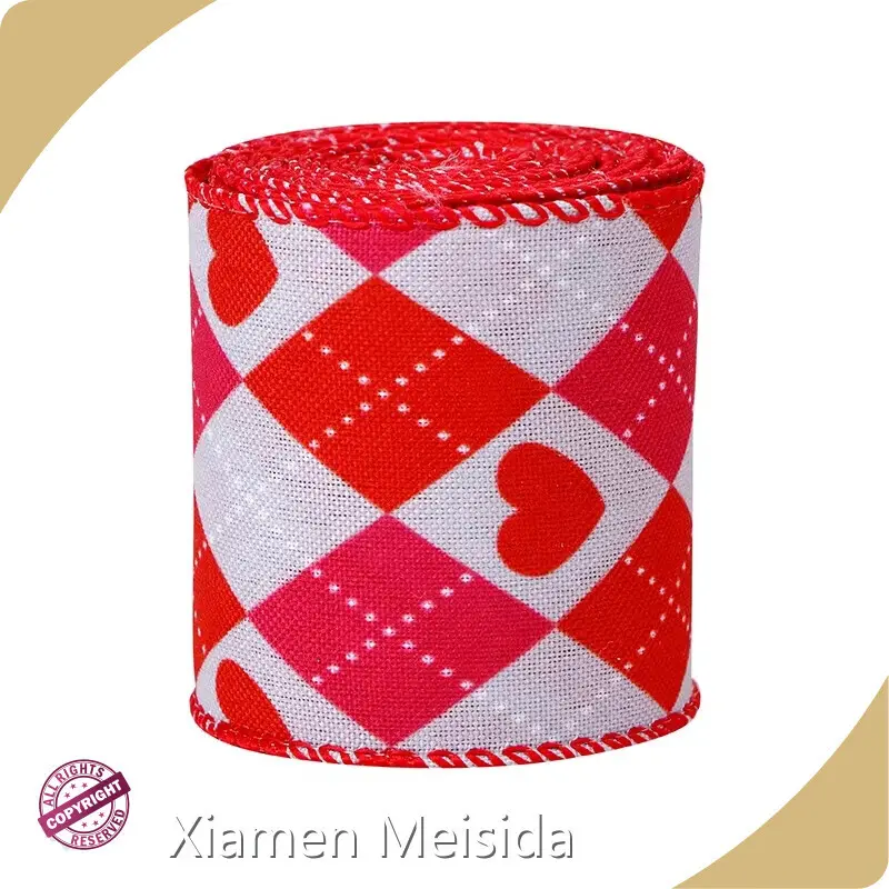 High-qualit Valentine Wired Ribbon Company 1