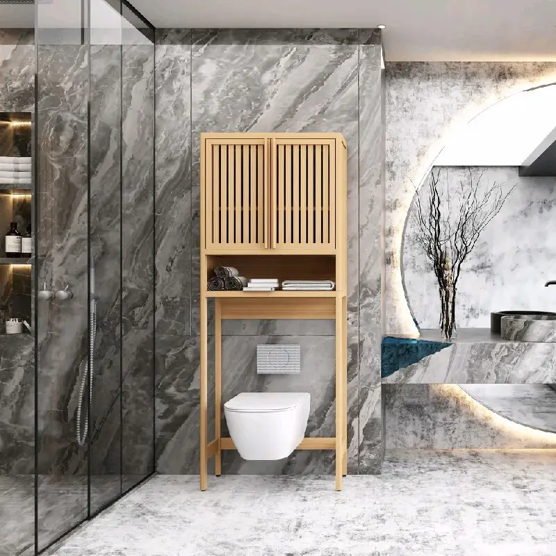 The Ultimate Storage Solution: Bamboo Bathroom Rack For Organizing Your Space 1