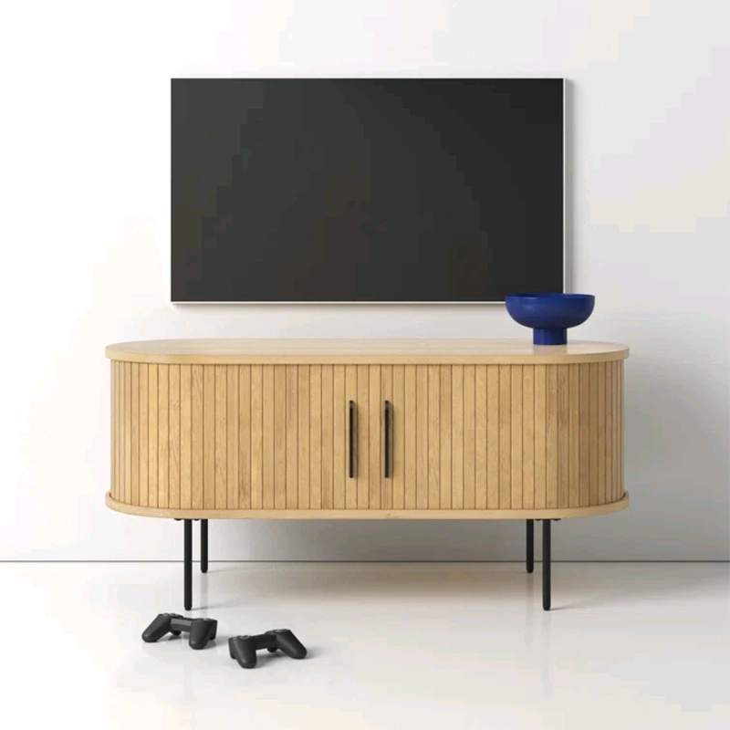 Wooden Storage Media Console TV Cabinet 120 x 40 x 55.6cm 1