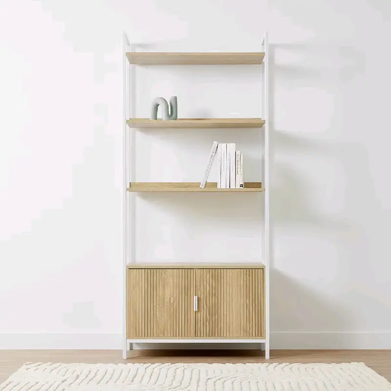 Stylish Organization: The Versatility Of A Wooden Ladder Shelf 1
