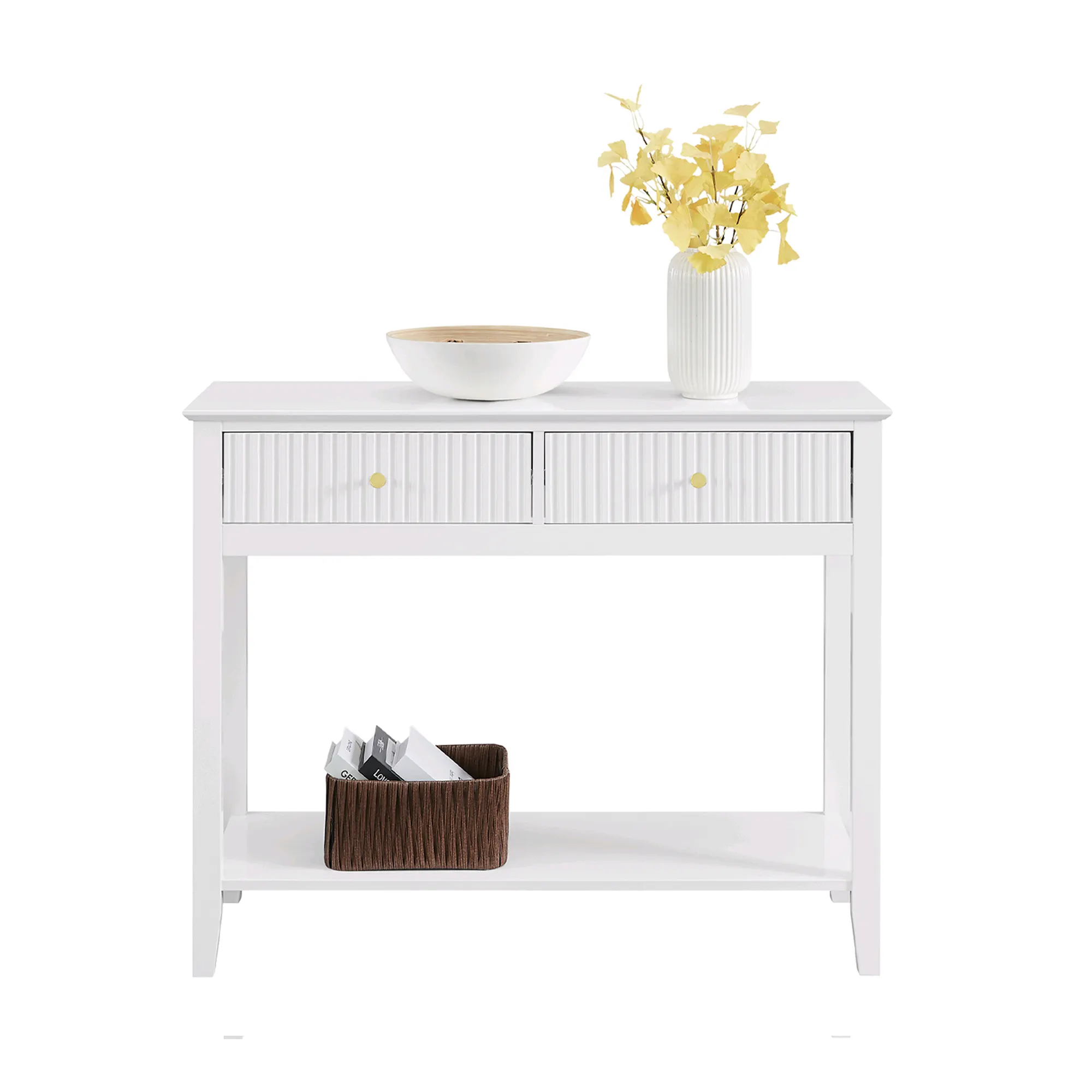 Combohome Natural Wood Table 80 X 35 X 100cmcompany 4