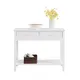 Combohome Natural Wood Table 80 X 35 X 100cmcompany 4