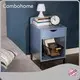 Natural Wood Side Table MDF+Metal FUZHOUfor Sale 1