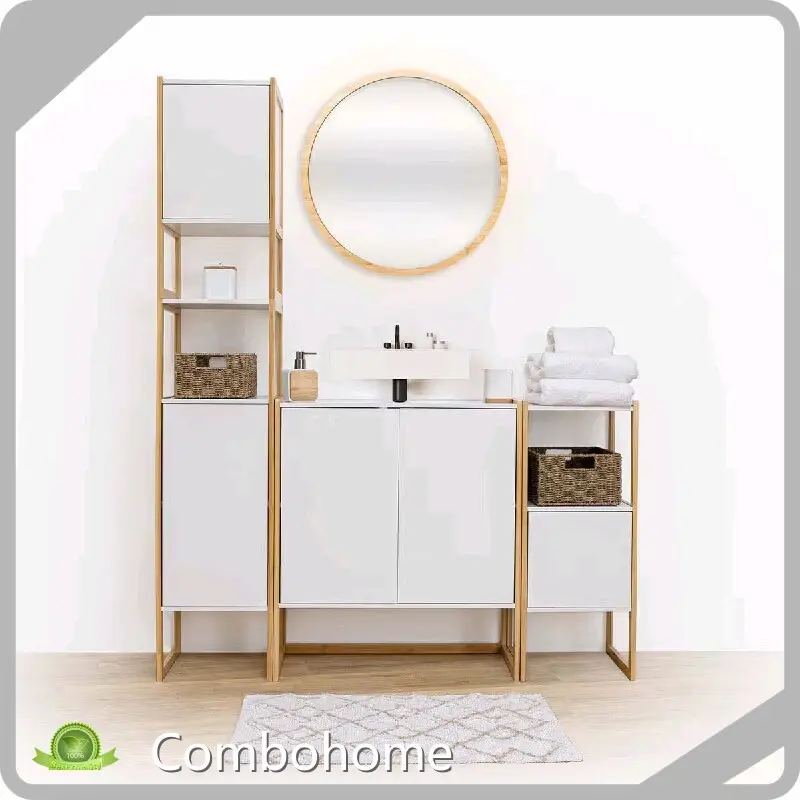 High End Bathroom Furniture Brown Box - - Combohome 1