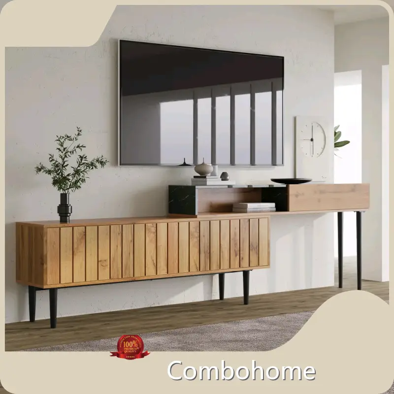 Wood Tv Stands with Storage LFGB 23 Kgcost 1