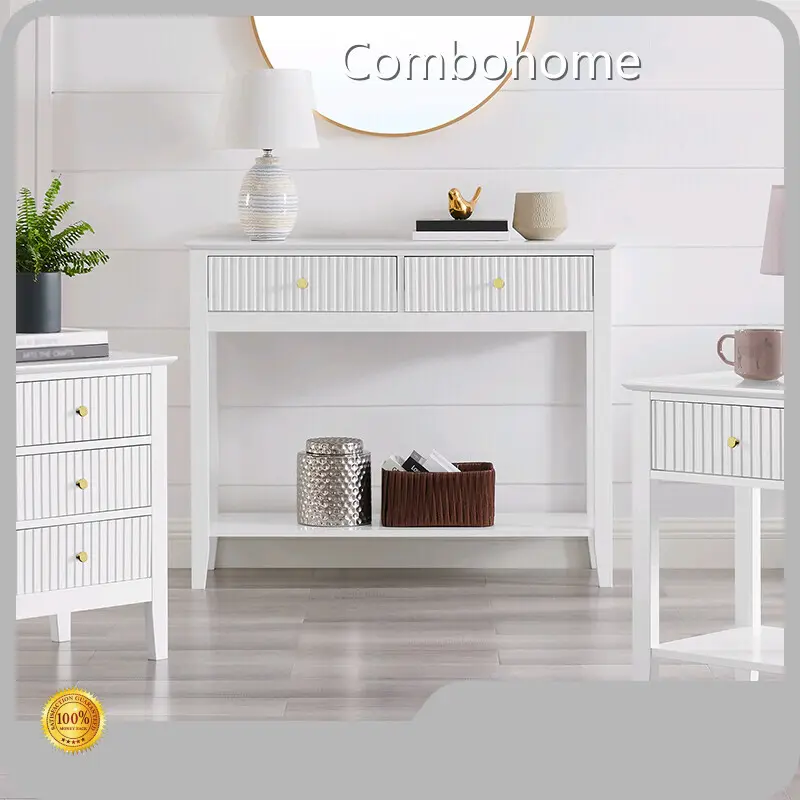 Combohome Natural Wood Table 80 X 35 X 100cmcompany 1