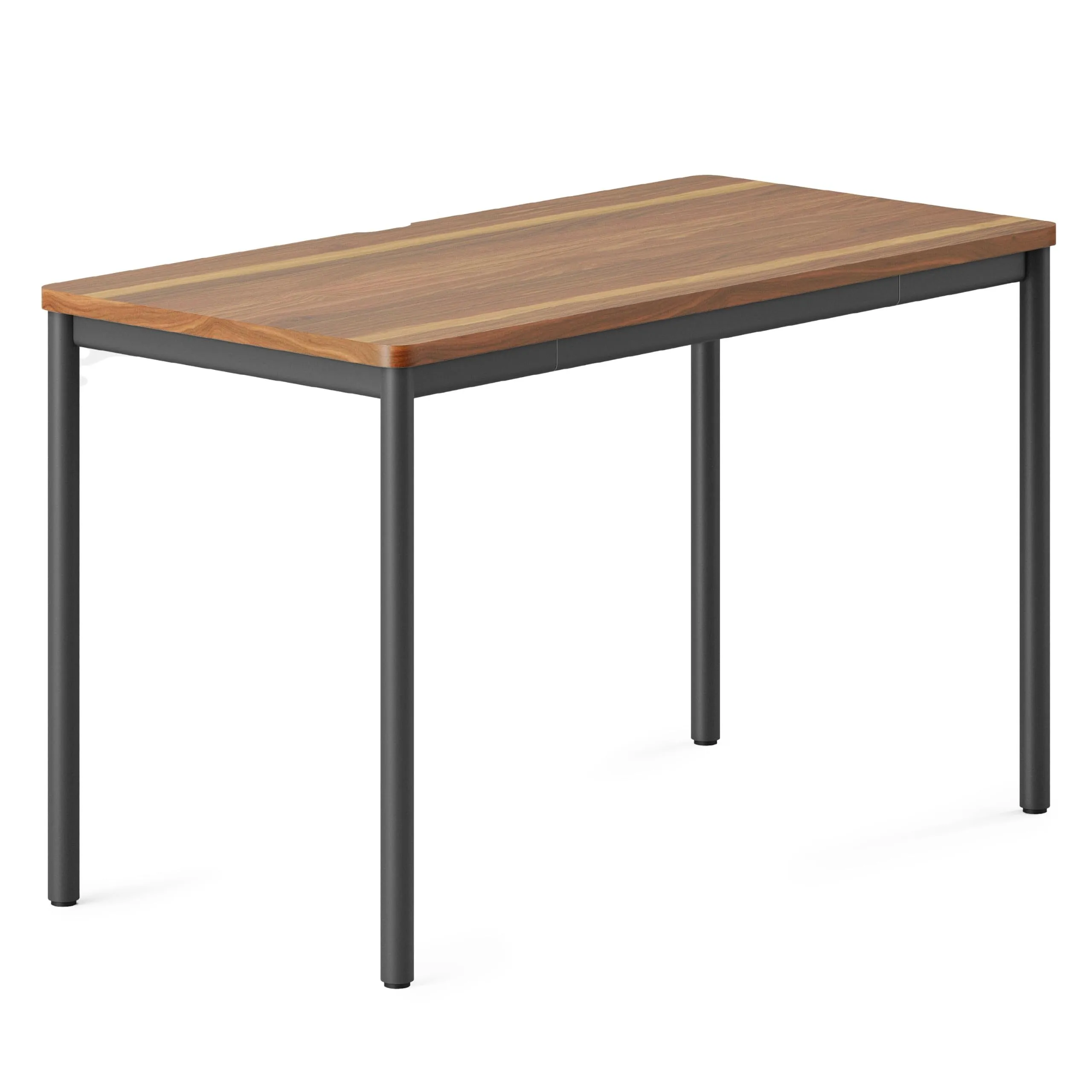 Mesa não dobrável com rodas Mesas dobráveis ​​para laptop Mesa lateral de aço para computador Mesa de cama Móveis para escritório em casa 1