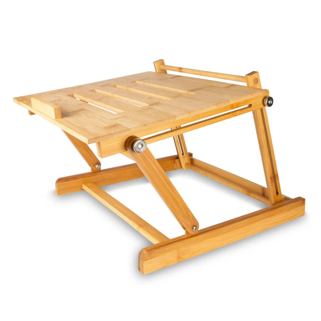 Support pour ordinateur portable en bois, support vertical pour ordinateur portable pour bureau, support de montage pour ordinateur portable en bois compatible avec Mac Book Air Mac Pro, Chromebook 1