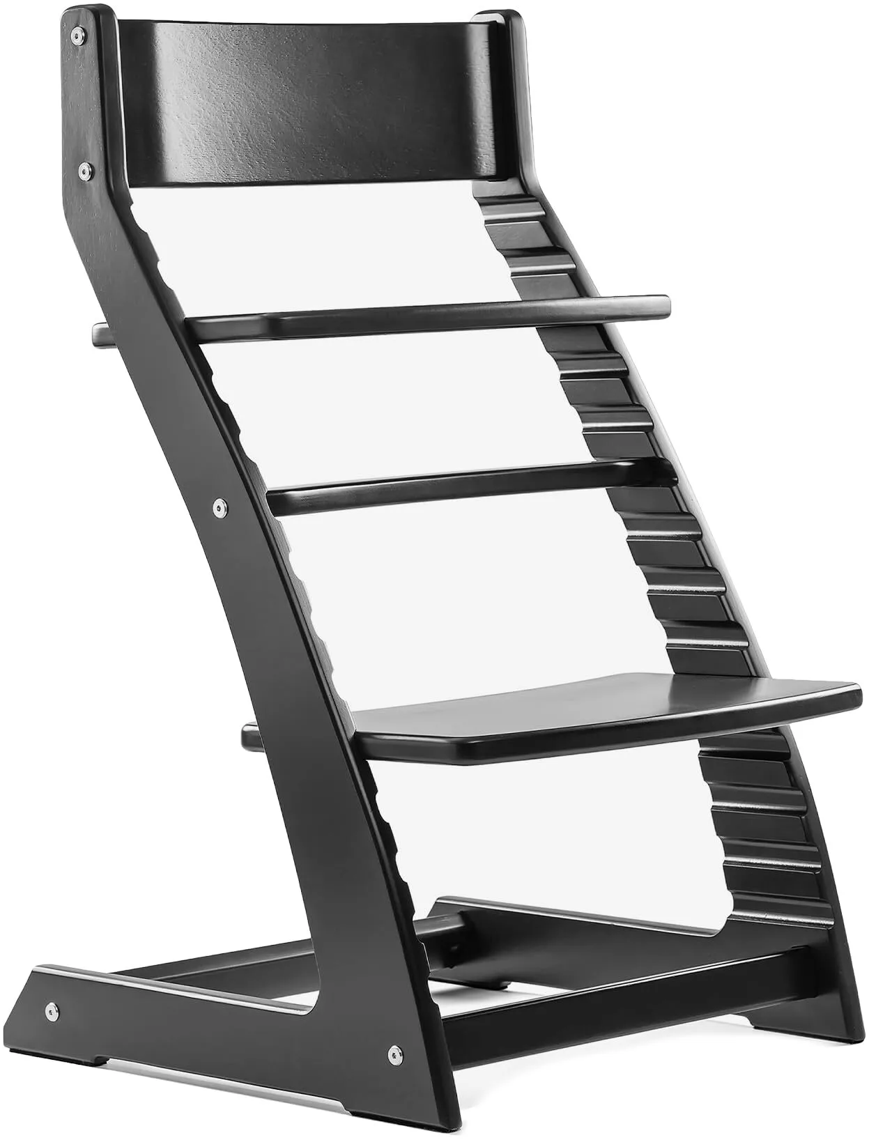 Montessori Kids Dine Seat Bamboo and Wood Adjustable Dining High Chair for Babies and Toddlers - |combohome 1