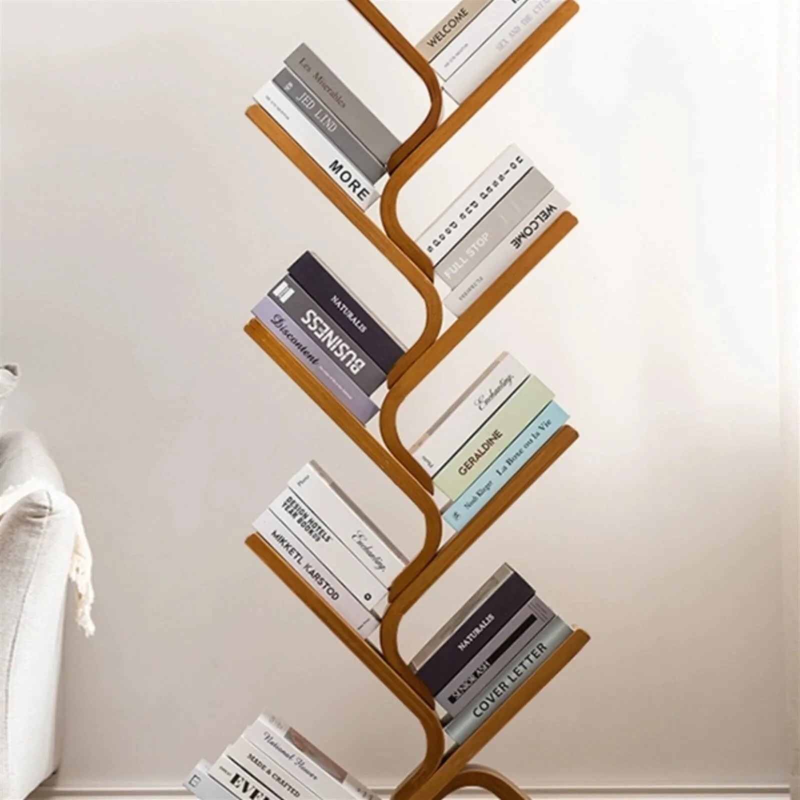 Book Shelf Bookshelf Living Room Floor-Standing Display Rack Simple Storage Rack Multi-Layer Picture Book Rack Storage Rack Bookshelves 1