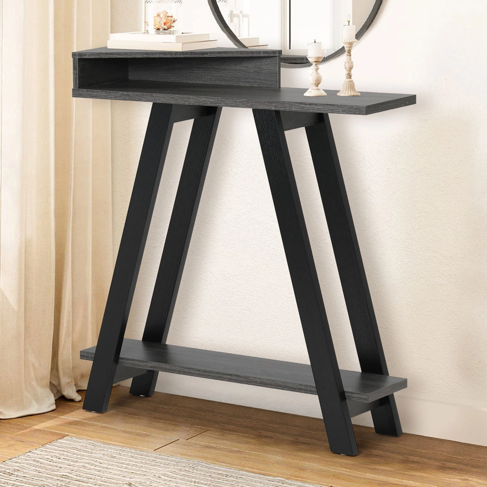 Wooden Console Table Industrial Entryway Foyer Living Room Sofa Table for Home or Office 1