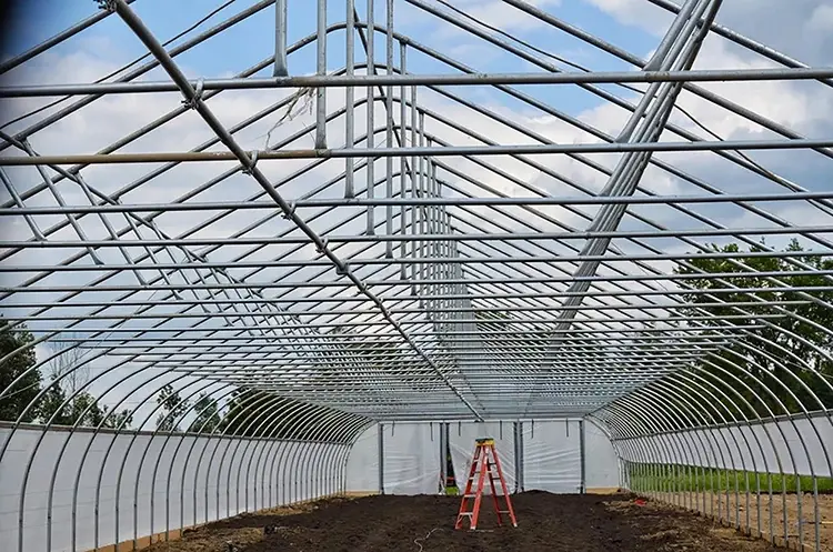 Commercial High Tunnel Greenhouse Support by Oone 5