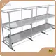 Hydroponic Shelf System Movable Flood and Drain Seedbed Bench Growing Table Rolling Seedbed by Oone 1