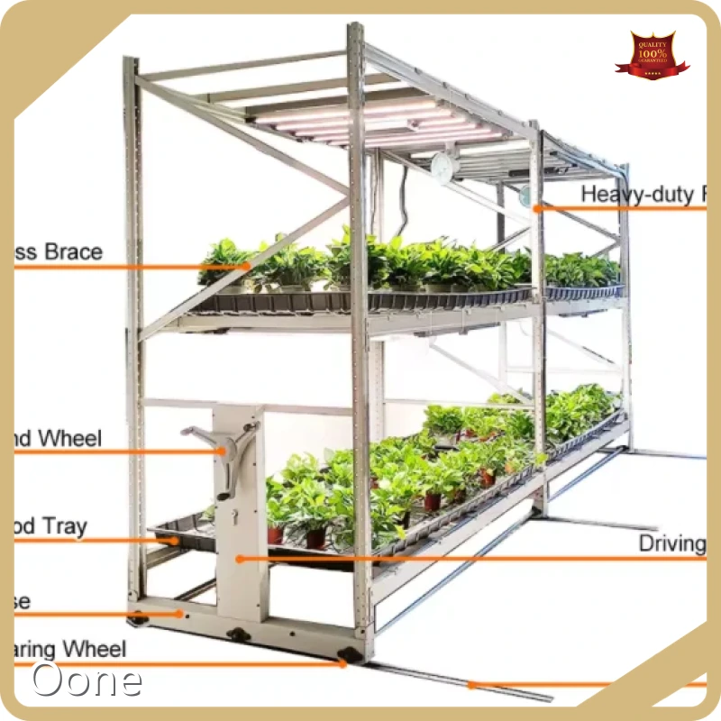 Hydroponic Rack Design 4ft X 8ft Vertical Medical Plants Grow Rack System for Indoor Farming - - Oone 1