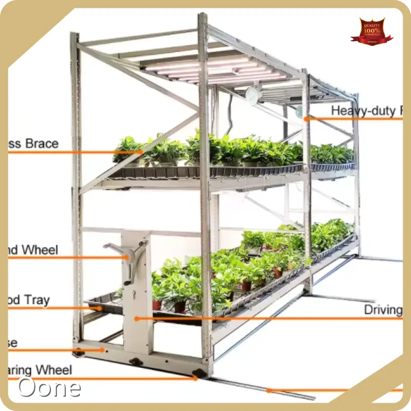 Hydroponic Rack Design 4ft X 8ft Vertical Medical Plants Grow Rack System for Indoor Farming - - Oone 1