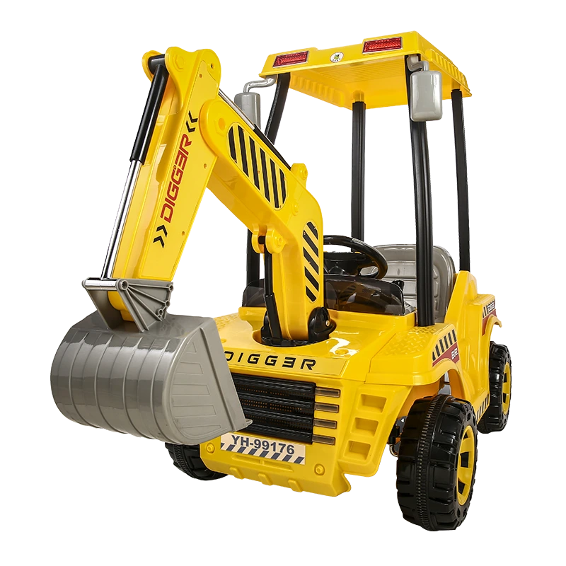 Yinghao Camión excavador para niños de 12 V con control remoto & Brazo de excavación eléctrico 1