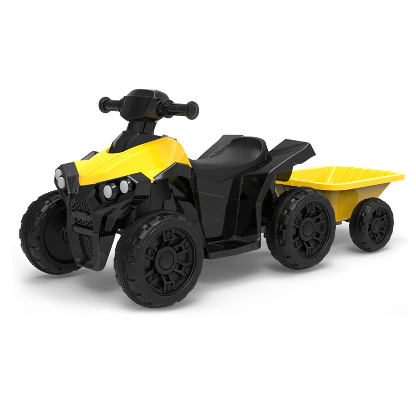 VTT électrique personnalisé pour enfants 12V, jouet de voiture Quad à 4 roues avec musique vitesse maximale de 3 mph, pneus à bande de roulement, phares LED 1