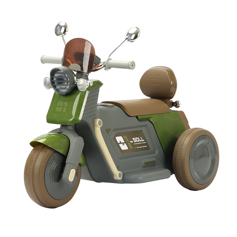 電動摩托車，6V 兒童騎行滑板車，帶儲物格，可愛設計，穩定三輪結構 1