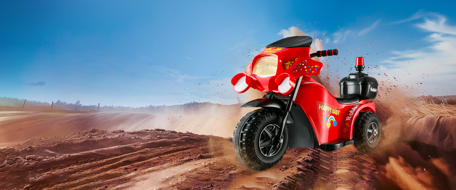 Give your child an exciting riding experience with our electric ride-on motorcycle