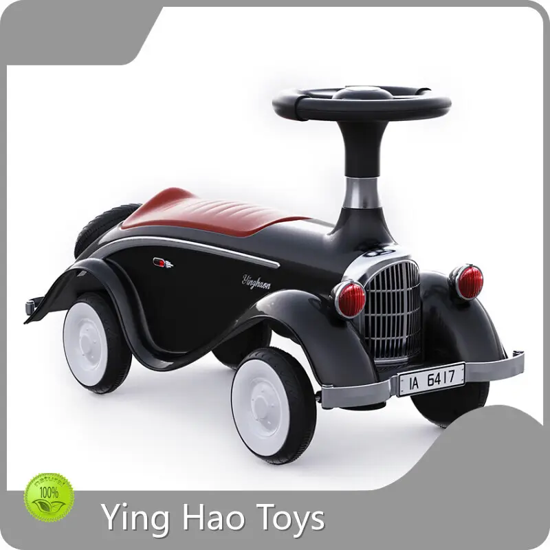 Foot to Floor Ride on Car 1.5-3 Years Brown Boxfactory 1