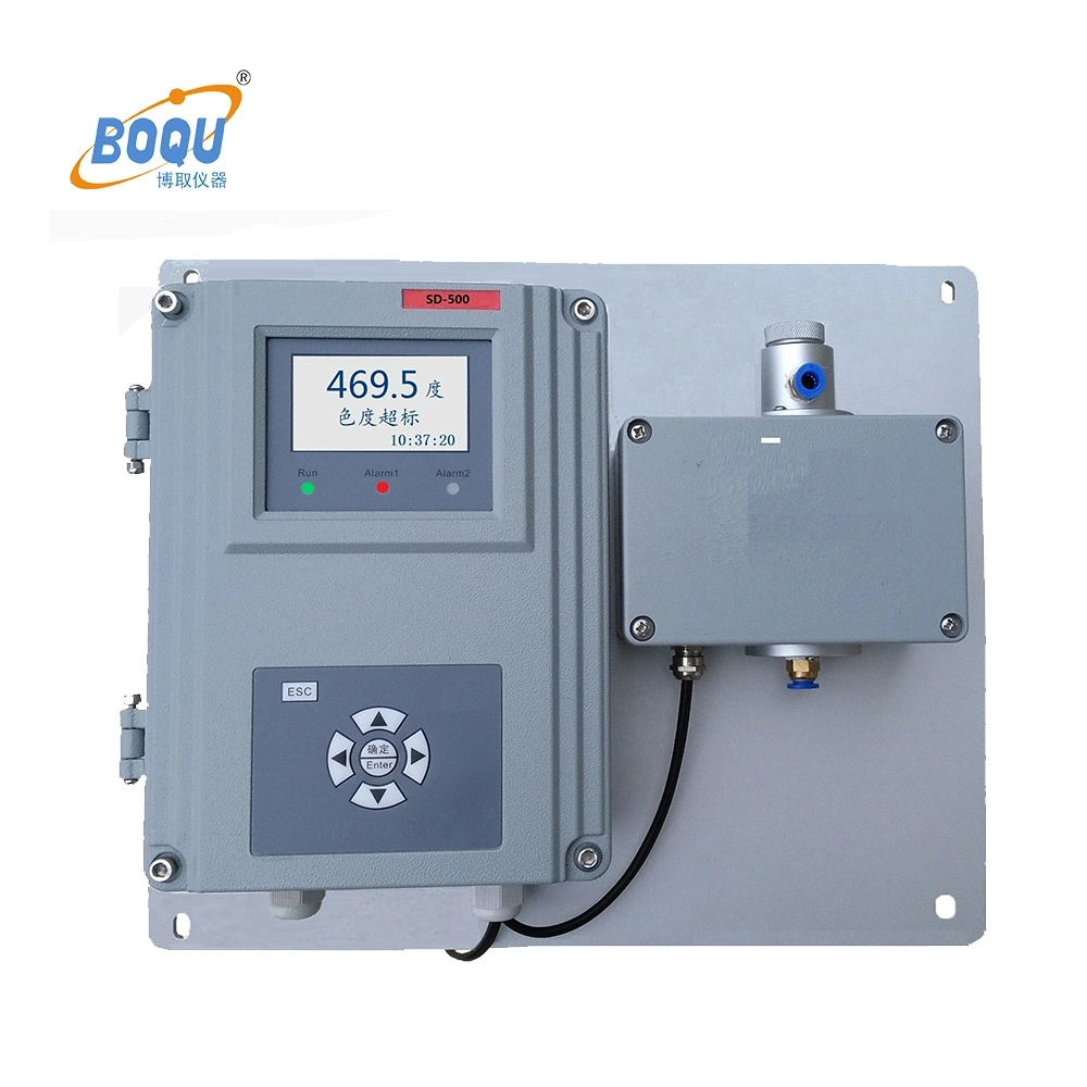 Medidor de color en línea modelo de instalación de celda de flujo Boqu SD-500p 1