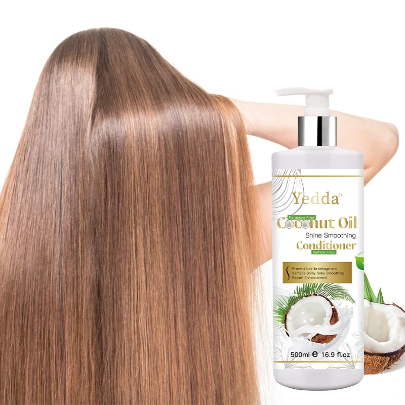Professional Hair Salon 500ml Organic Sulfurate Free Nourishing Herbal Organic Natural Coconut Oil Hair Conditioner 1