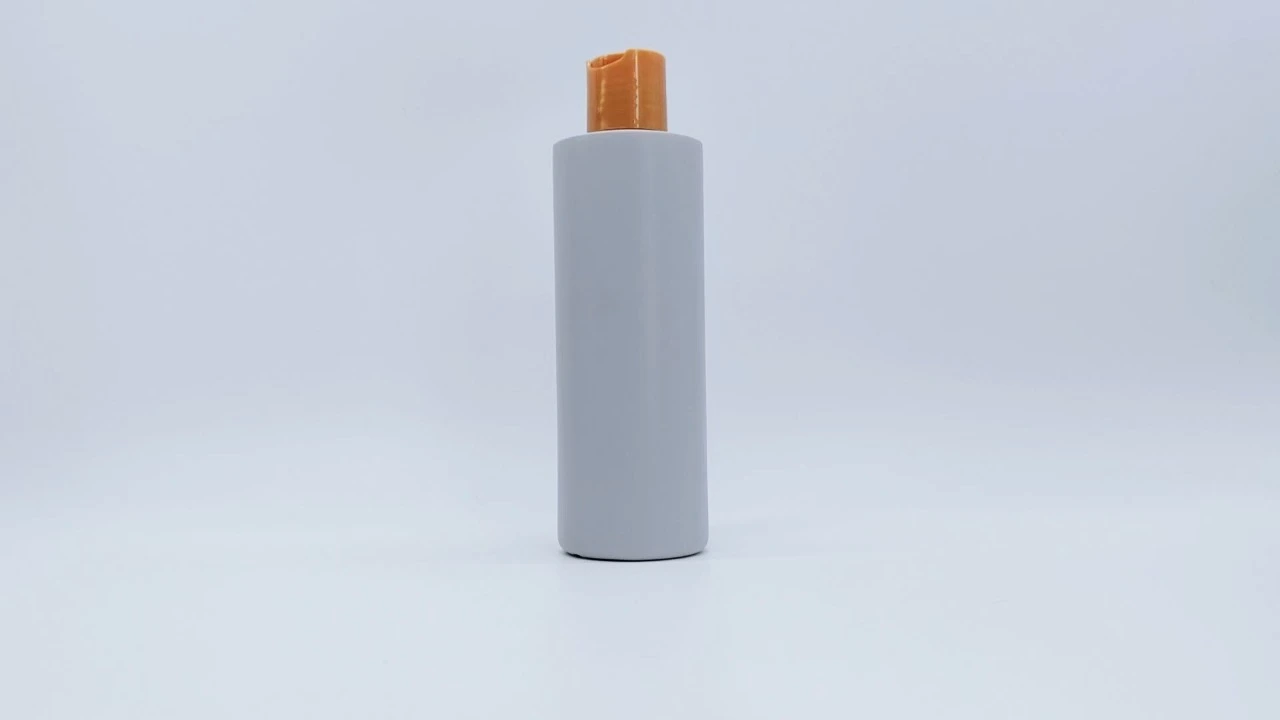 Glamorous 250ml Grey PE/PET Shampoo conditioner bottle for Skin care Packaging 1
