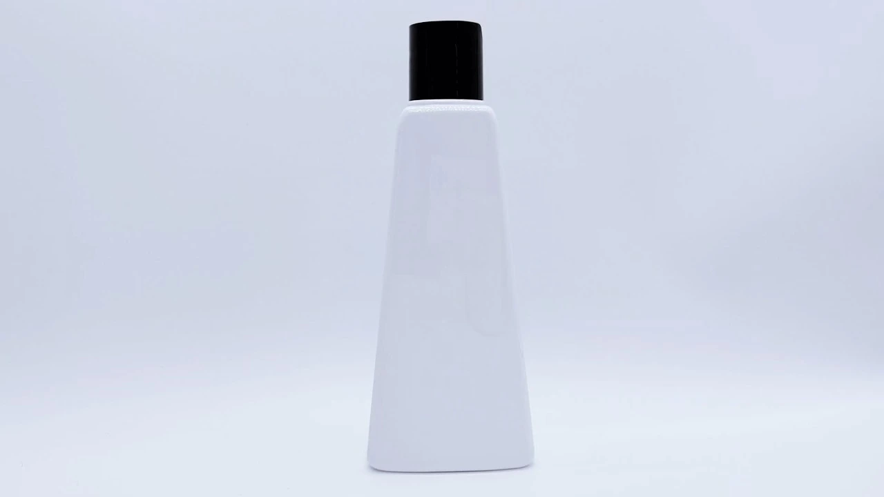 Glamouröse 550 ml weiße PE/PET-Shampoo-Conditioner-Flasche für Hautpflegeverpackungen 1