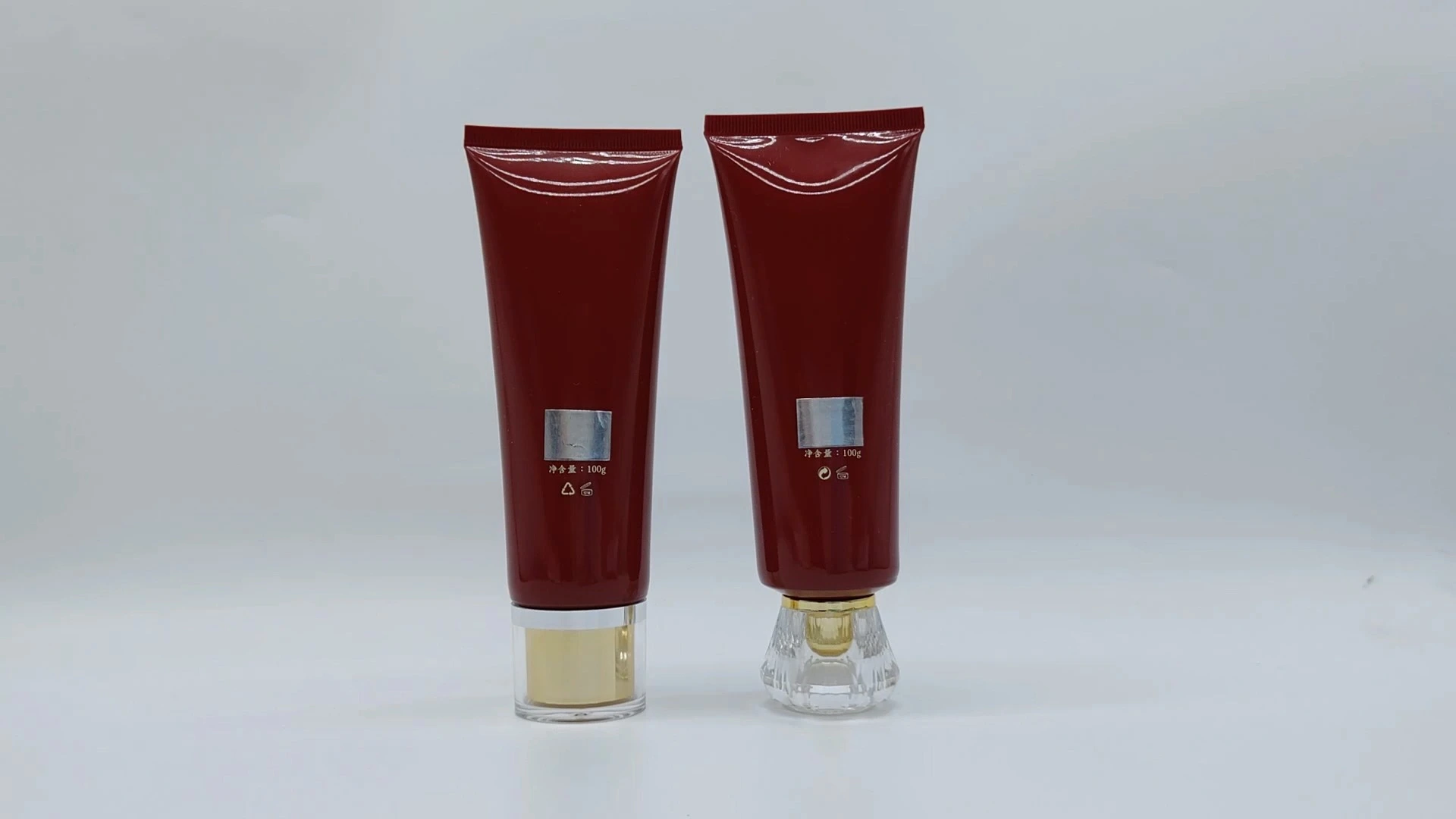 Customized 100ml facial cleanser tube facial cleanser hose OEM packaging tube 1