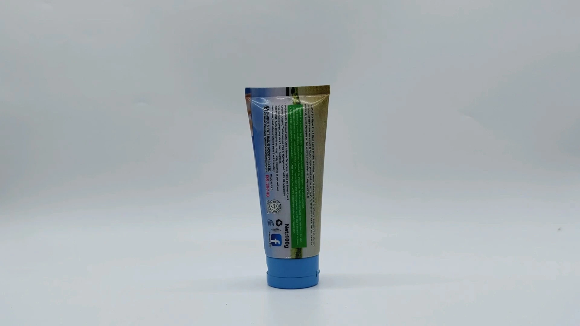 Crema de manos, cuidado del cabello y piel personalizada, envase de crema facial, tubo de PE de 30 ml a 100 ml 1