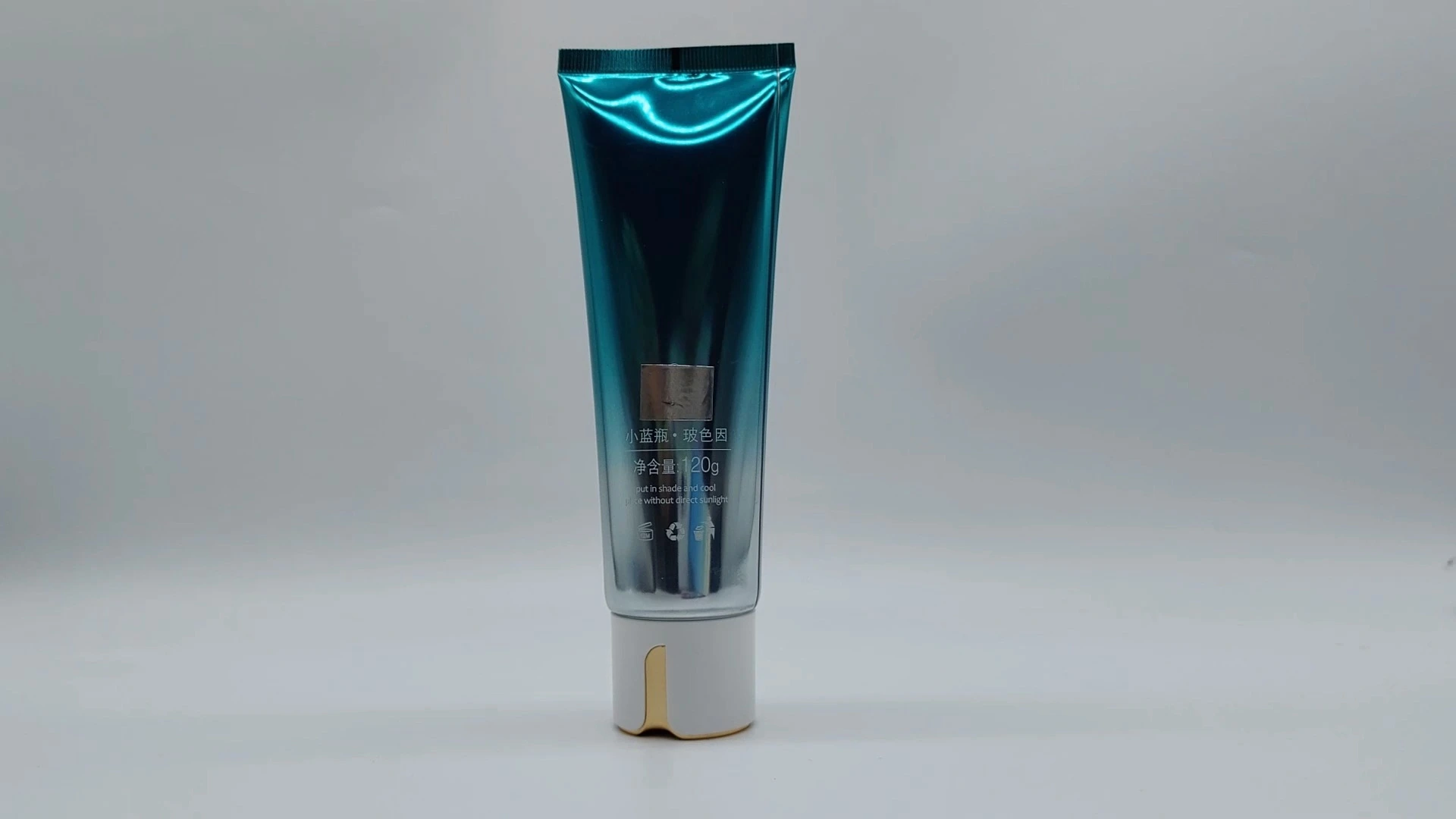 Limpiador facial desmaquillante para mujeres al por mayor en tubos de embalaje exprimibles de 80 ml, 100 ml y 120 ml con tapa redonda 1