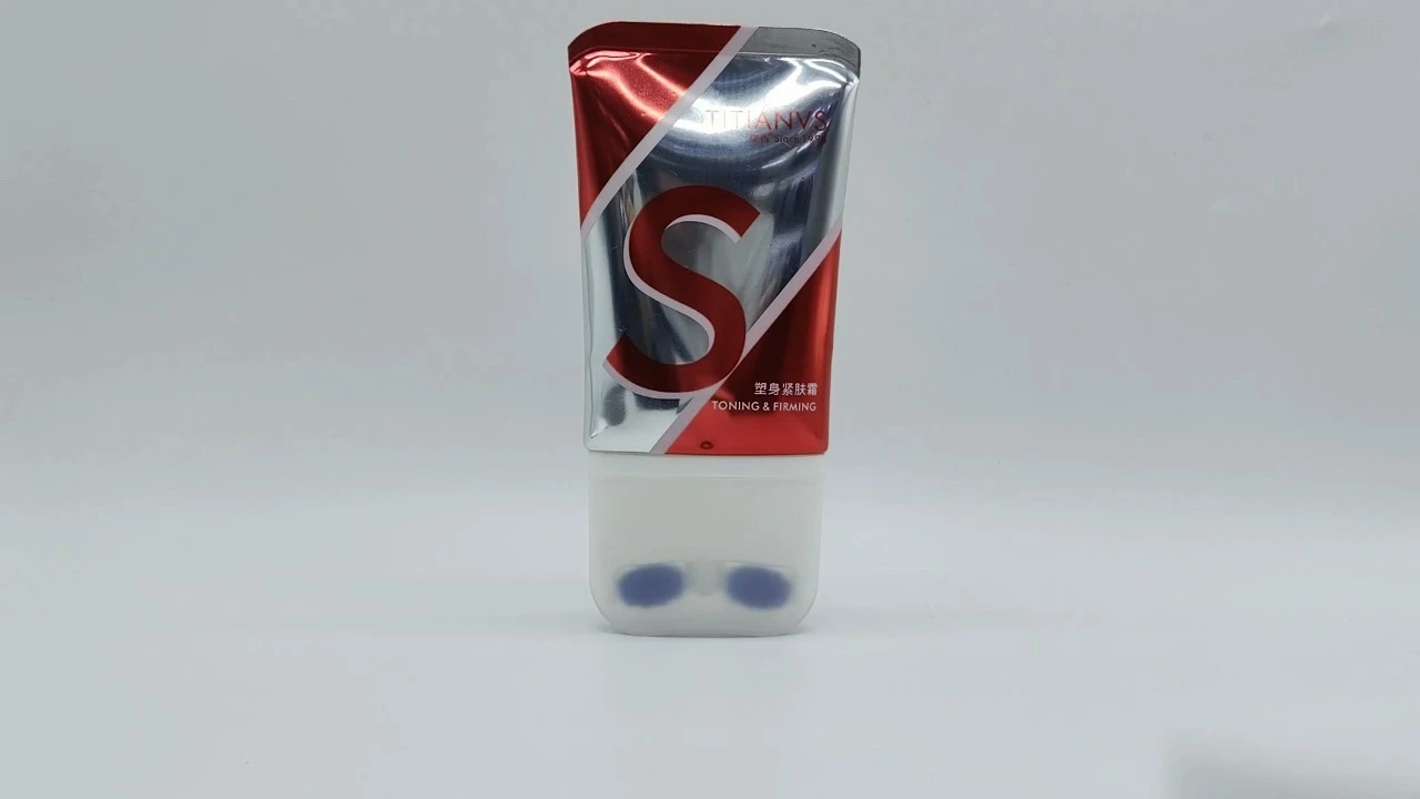 أنبوب تعبئة كريم واقي من الشمس 30 مل من Bb Cc Cream مطبوع بالجملة، أنبوب تعبئة واقي من الشمس فاخر مسطح بيضاوي صغير فارغ مخصص 1