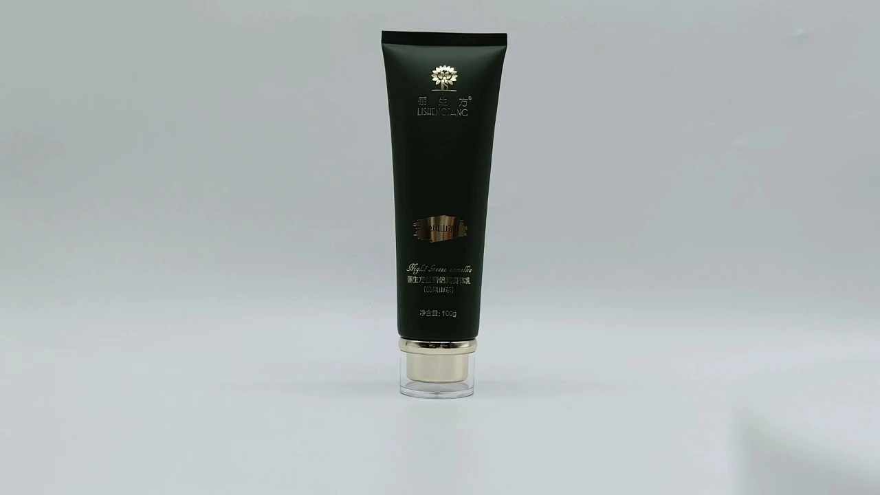 Tubo de plástico suave con impresión a color personalizado para protector solar, crema anti-UV, limpiador facial y pasta de dientes. 1
