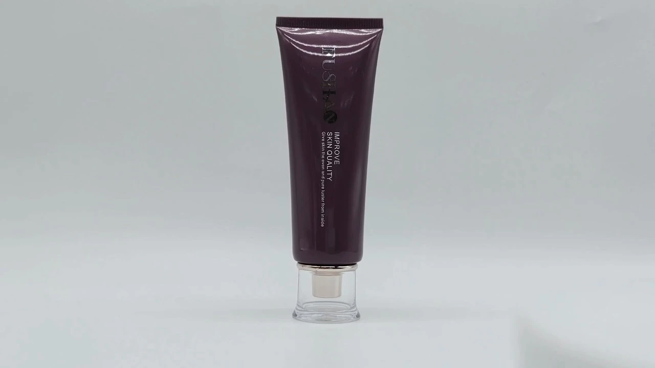 Customized 100g empty Soft PE tube hand cream packaging tube for face wash 1