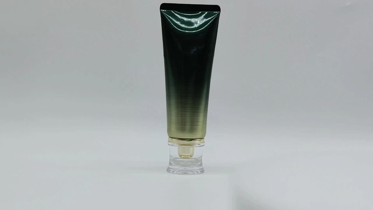 Manufacturers wholesale customized 120ml face massage cream plastic cosmetic packaging tube 1