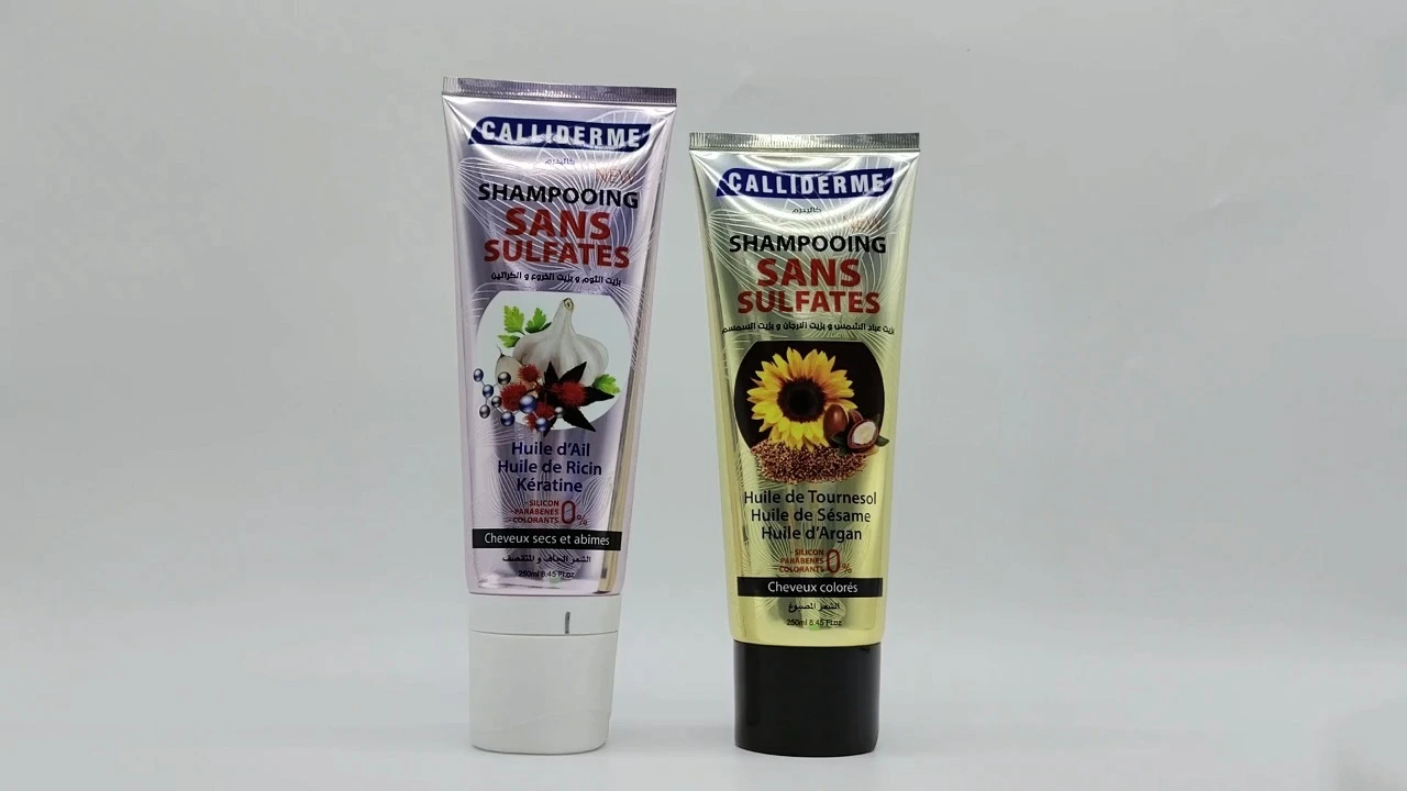 Custom travel size 50g sunscreen tube plastic package, with nut, for color control cream foundation make-up 1