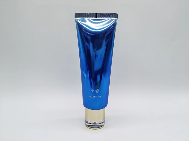 Customized Logo Printed Feature Plastic Squeezing Cosmetics Tube for Hand Cream Skincare Cream 1