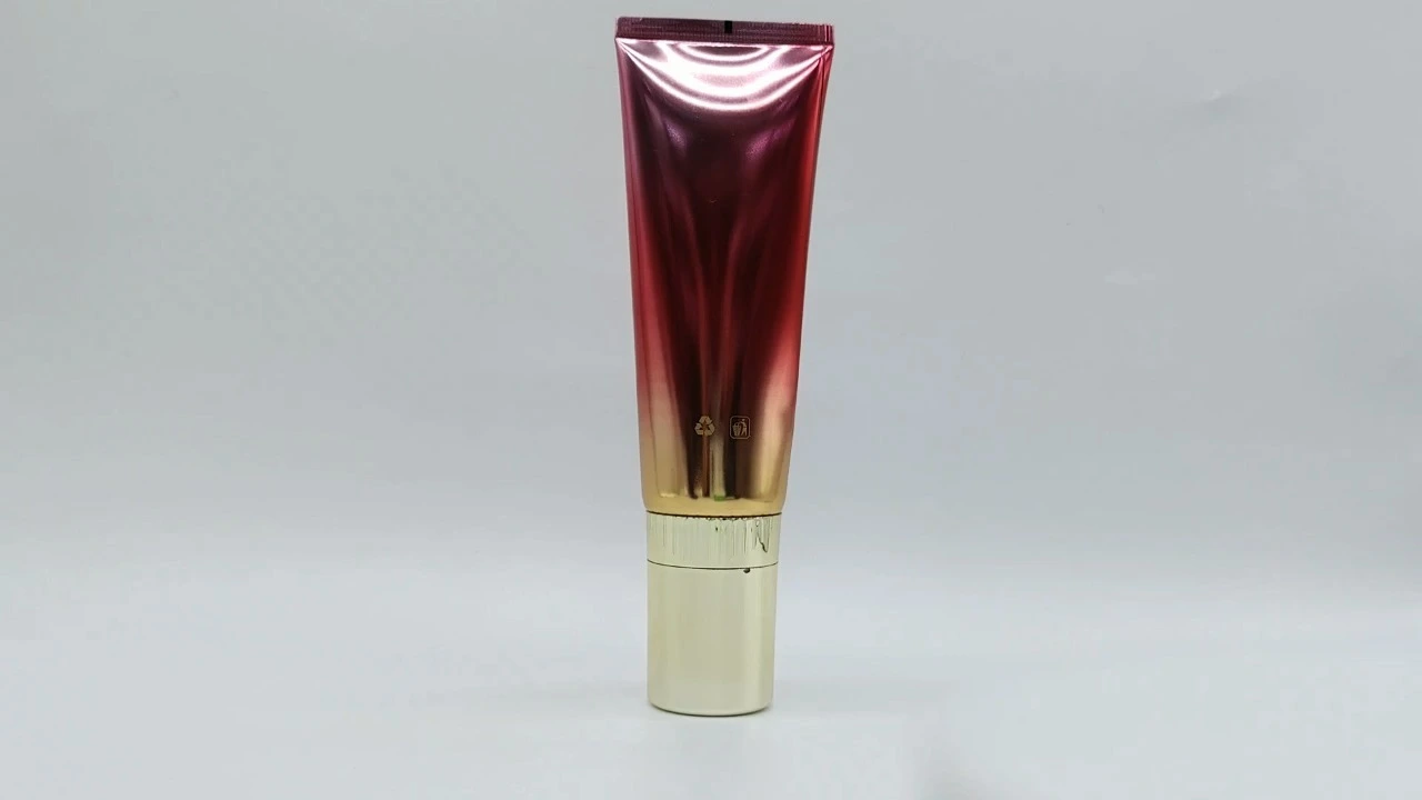 Empty soft extrusion tube shampoo conditioner body lotion cosmetics skin care product container tube with acrylic cap 1